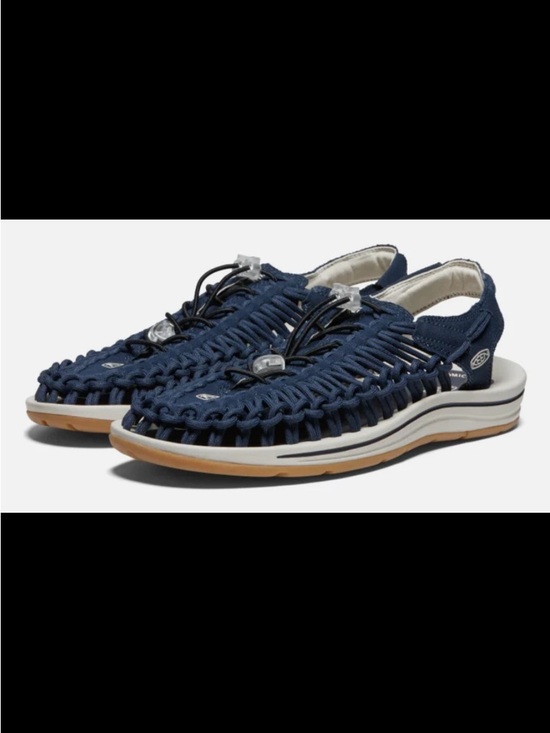 KEEN Uneek Sandals Navy Bungee Hiking Sport Waterproof Water Shoes Size 9 main image 9